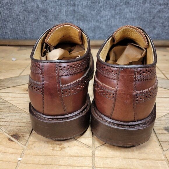 Mens Frye Brown Leather Soles Lace-Up Oxford Shoes US Men’s Size 8B Signature - Picture 6 of 12